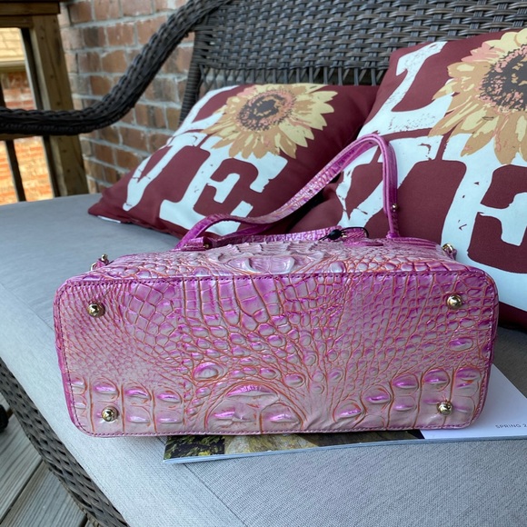 NWT Brahmin Peony Misha Ombre Satchel - Picture 8 of 8